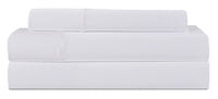  Ensemble de draps Dri-TecMD Bedgear 3 pièces pour lit simple - blanc 