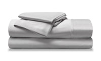  Ensemble de draps Dri-TecMD de BEDGEAR 4 pièces pour grand lit à tête divisée - gris clair
