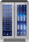 Refroidisseur à boissons et à vin Brisas par Zephyr de 24 po - acier inoxydable - BWB24C32AG