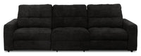  Sofa modulaire à inclinaison électrique Elevate de Scott Living de 115 po en tissu de chenille - Ebony