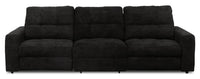 Sofa modulaire Elevate de Scott Living de 115 po en tissu en chenille avec coulissement électrique - Ebony