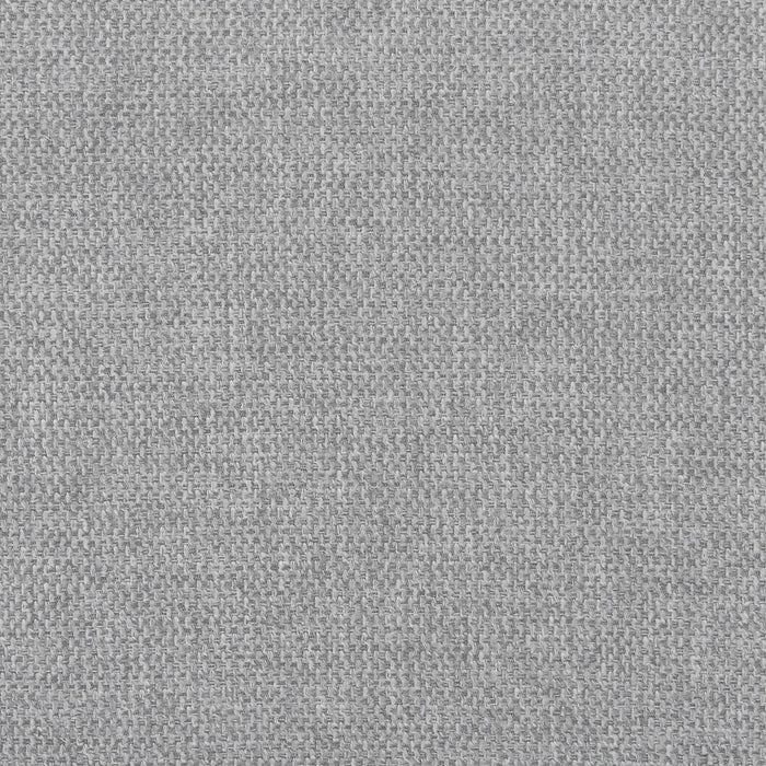 Pouf de rangement modulaire Evolve de Scott Living de 39,5 po en tissu d’apparence lin avec coussin en duvet et plumes - gris