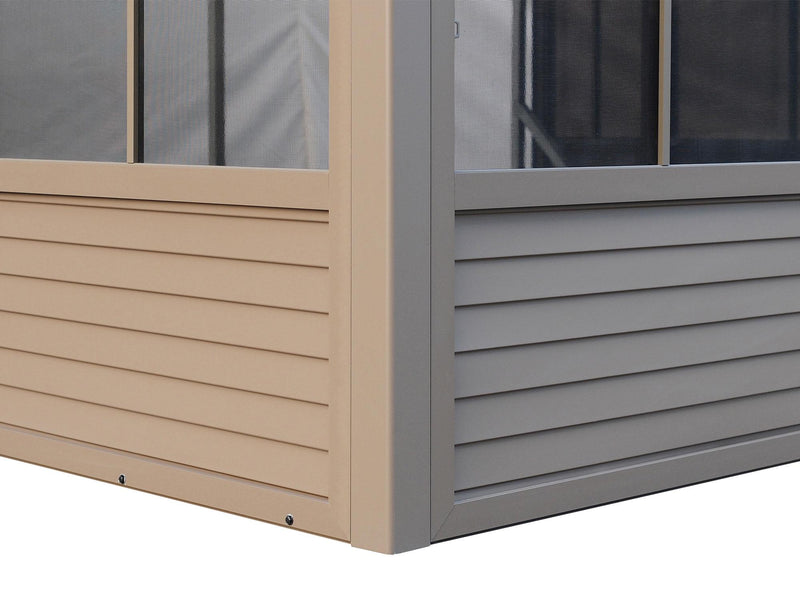 Gazebo Penguin Florence - Solarium mural 10x12 Toit d'acier
