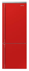 Réfrigérateur Smeg Portofino de 16,2 pi3 à congélateur inférieur - FA490URR