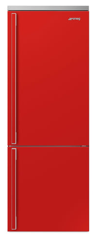 Réfrigérateur Smeg Portofino de 16,2 pi3 à congélateur inférieur - FA490URR