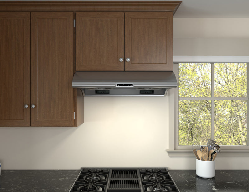 Hotte de cuisinière sous l’armoire Typhoon de Zephyr de 48 po - acier inoxydable - AK2148CS