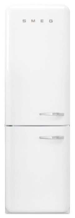 Réfrigérateur Smeg rétro de 11,7 pi3 à congélateur inférieur - FAB32ULWH3