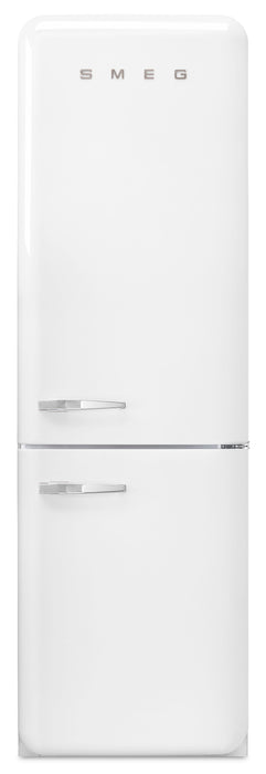 Réfrigérateur Smeg rétro de 11,7 pi3 à congélateur inférieur - FAB32URWH3