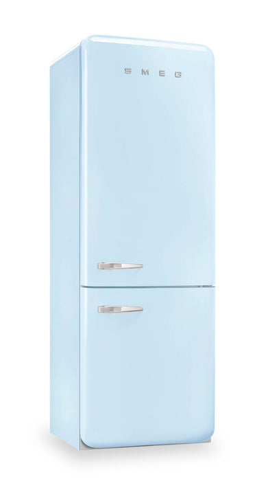 Réfrigérateur Smeg rétro de 18 pi3 à congélateur inférieur - FAB38URPB