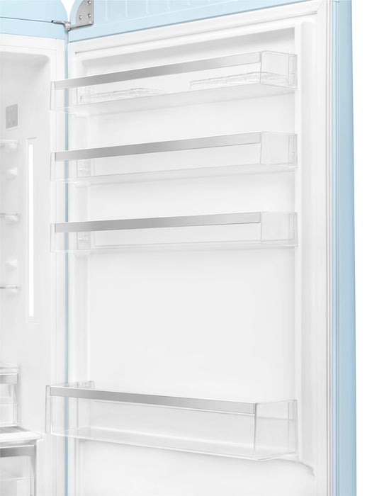 Réfrigérateur Smeg rétro de 18 pi3 à congélateur inférieur - FAB38URPB