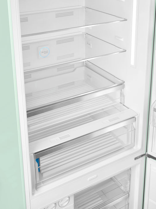 Réfrigérateur Smeg rétro de 18 pi3 à congélateur inférieur - FAB38URPG