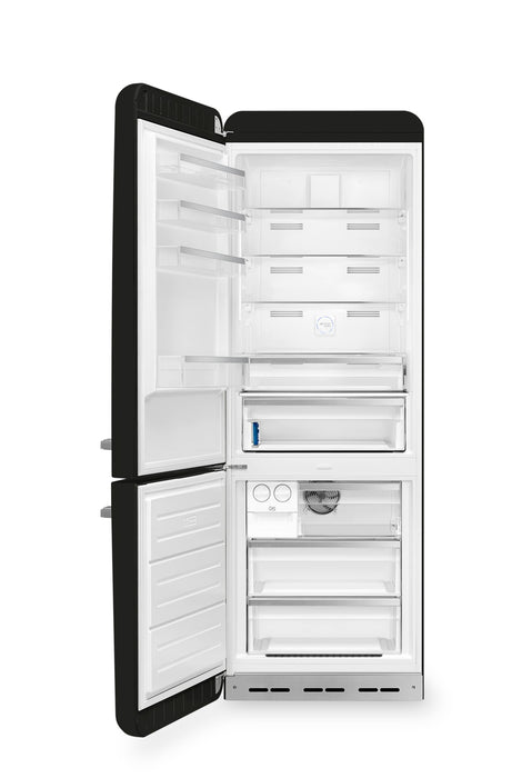Réfrigérateur Smeg rétro de 18 pi3 à congélateur inférieur - FAB38ULBL