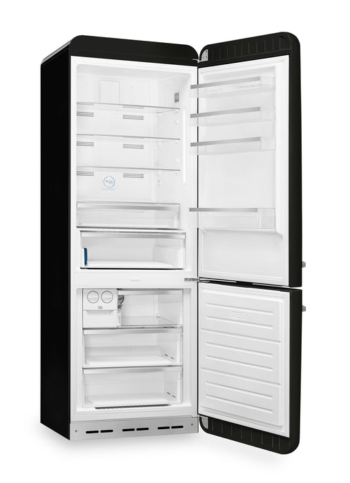 Réfrigérateur Smeg rétro de 18 pi3 à congélateur inférieur - FAB38URBL