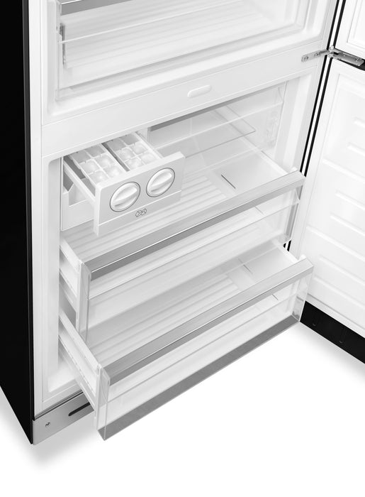 Réfrigérateur Smeg rétro de 18 pi3 à congélateur inférieur - FAB38URBL