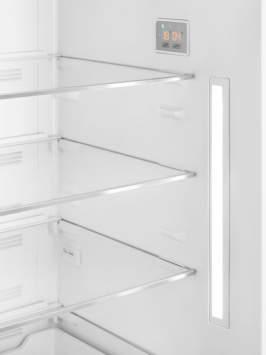 Réfrigérateur Smeg rétro de 18 pi3 à congélateur inférieur - FAB38URBL