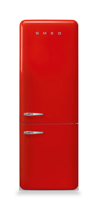 Réfrigérateur Smeg rétro de 18 pi3 à congélateur inférieur - FAB38URRD