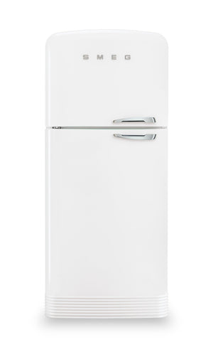 Réfrigérateur Smeg rétro de 19,28 pi3 à congélateur supérieur - FAB50ULWH3