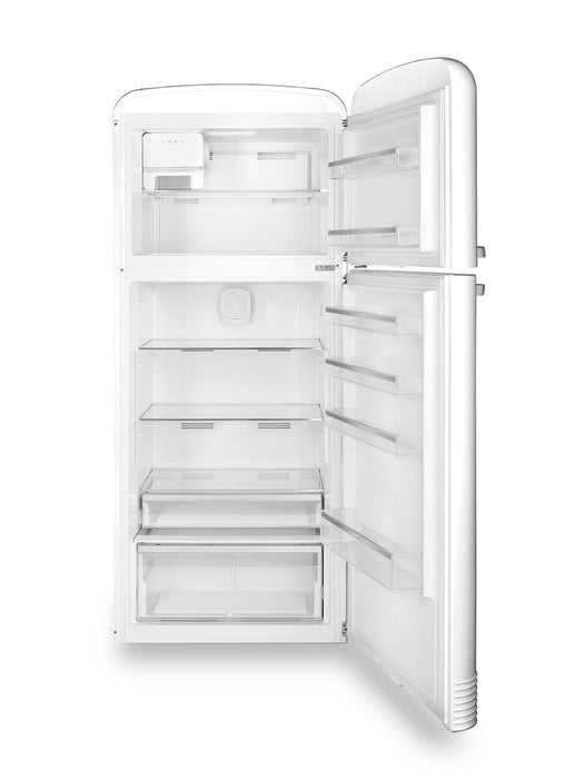 Réfrigérateur Smeg rétro de 19,28 pi3 à congélateur supérieur - FAB50URWH3