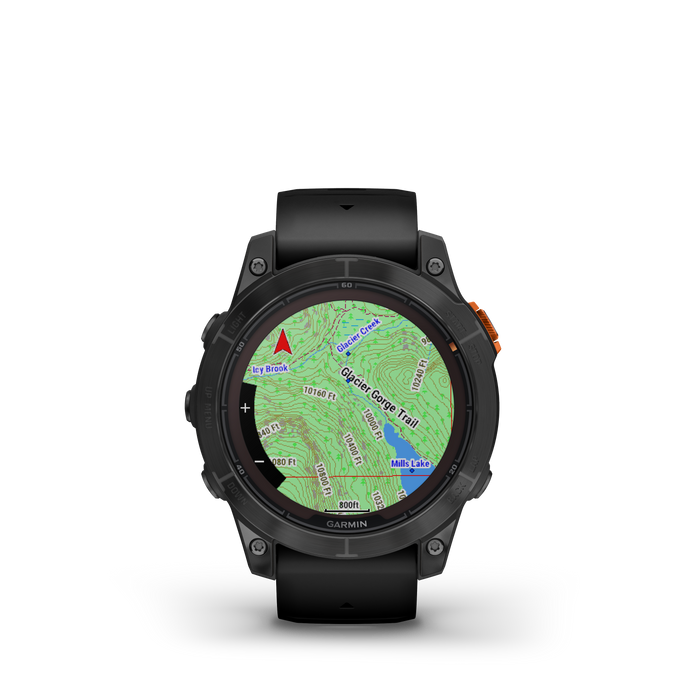 Garmin Fenix® 7 Pro Montre Gps Intelligente - Suivi De La Sante Avec Chargement Solaire, 42 Mm - Gris Ardoise