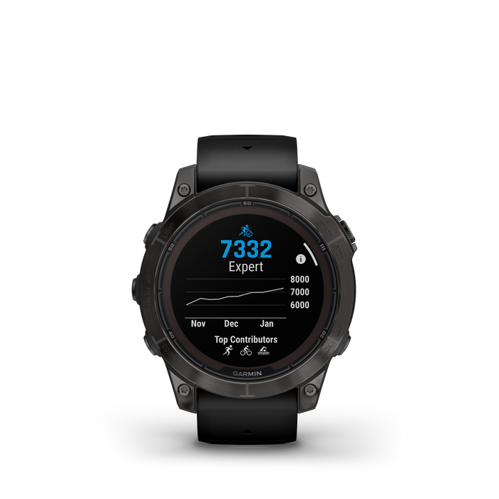 Garmin Fenix® 7 Pro Montre Gps Intelligente - Suivi De La Sante Avec Chargement Solaire, 42 Mm - Gris Carbone