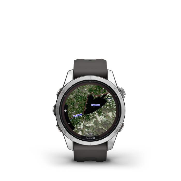 Garmin Fenix® 7s Pro Montre Gps Intelligente - Suivi De La Sante Avec Chargement Solaire, 42 Mm - Argent