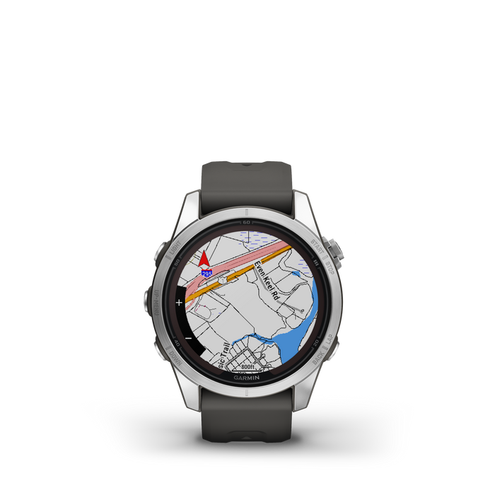 Garmin Fenix® 7s Pro Montre Gps Intelligente - Suivi De La Sante Avec Chargement Solaire, 42 Mm - Argent