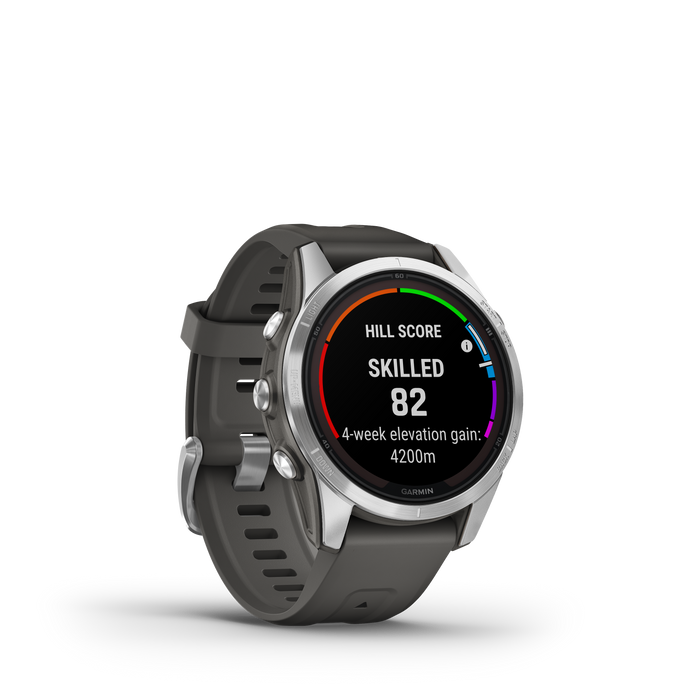 Garmin Fenix® 7s Pro Montre Gps Intelligente - Suivi De La Sante Avec Chargement Solaire, 42 Mm - Argent