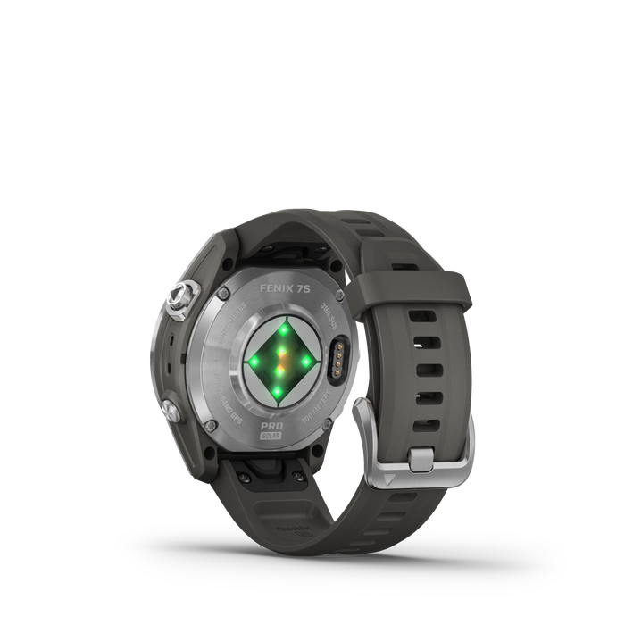 Garmin Fenix® 7s Pro Montre Gps Intelligente - Suivi De La Sante Avec Chargement Solaire, 42 Mm - Argent
