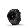 Garmin Fenix® 7s Pro Montre Gps Intelligente - Suivi De La Sante Avec Chargement Solaire, 42 Mm - Gris Carbone