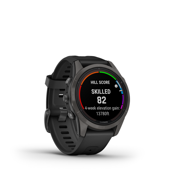 Garmin Fenix® 7s Pro Montre Gps Intelligente - Suivi De La Sante Avec Chargement Solaire, 42 Mm - Gris Carbone