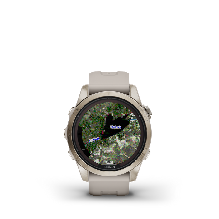 Garmin Fenix® 7s Pro Montre Gps Intelligente - Suivi De La Sante Avec Chargement Solaire, 42 Mm - Or Doux