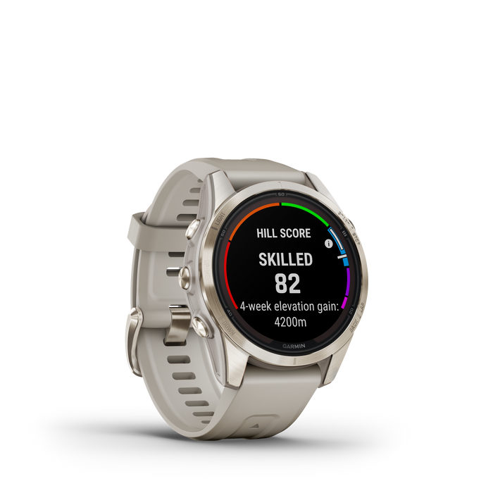 Garmin Fenix® 7s Pro Montre Gps Intelligente - Suivi De La Sante Avec Chargement Solaire, 42 Mm - Or Doux