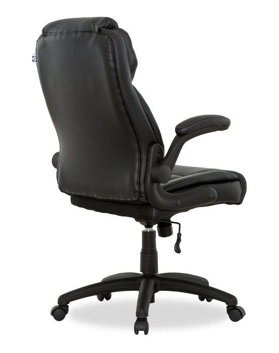 Chaise de bureau réglable Ferdi de Sealy de 29,75 po - noire
