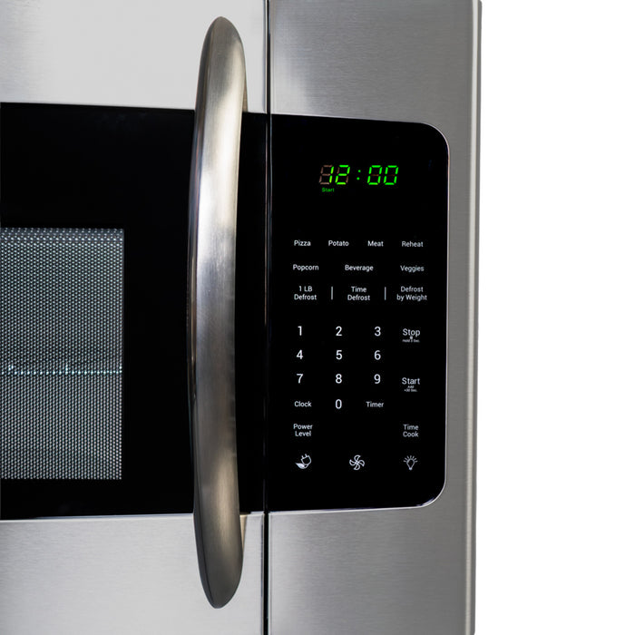 Four à micro-ondes à hotte intégrée Danby de 1,6 pi3 et de 29,81 po - acier inoxydable - DOM16A2SSDB