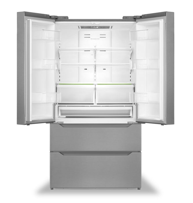 Réfrigérateur Smeg de 22,46 pi3 à portes françaises - FQ55UFX
