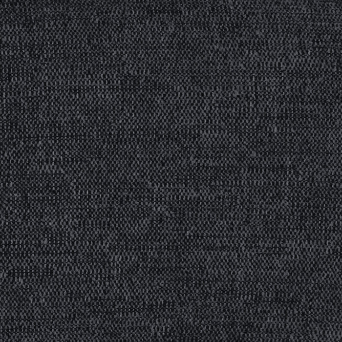 Sofa sectionnel modulaire Fusion 4 pièces en tissu de chenille gris anthracite avec coussins et pouf en duvet et plumes