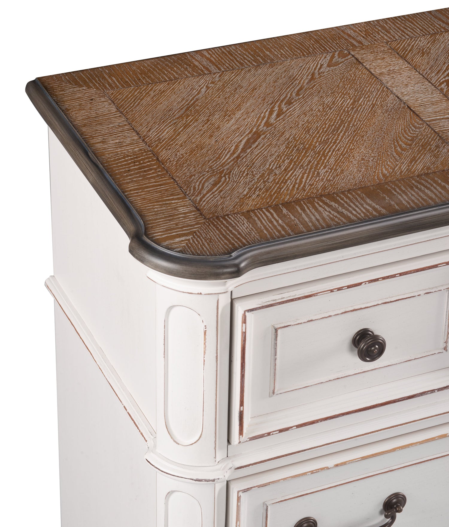 Commode vintage patine blanche Commode vintage patine blanche