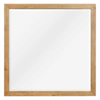 Miroir de commode de chambre à coucher Henri de Scott Living - brun