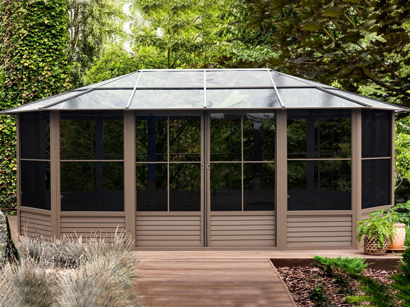 Gazebo Penguin Florence - Solarium 12x18 Toit de polycarbonate