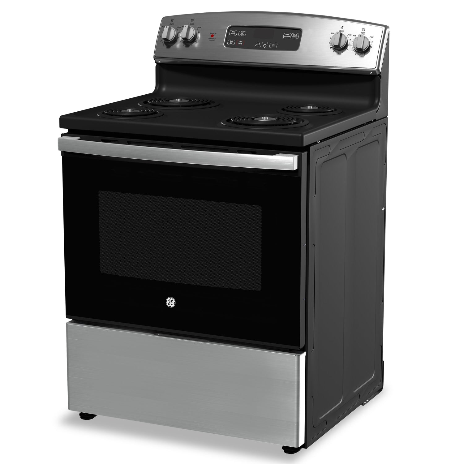 Cuisinière à dessus lisse 24 po Air Fry en acier inoxydable Cuisinière à dessus lisse 24 po Air Fry en acier inoxydable
