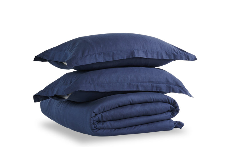 Ensemble de housse de couette Indigo 3 pièces de Kort & Co. pour très grand lit