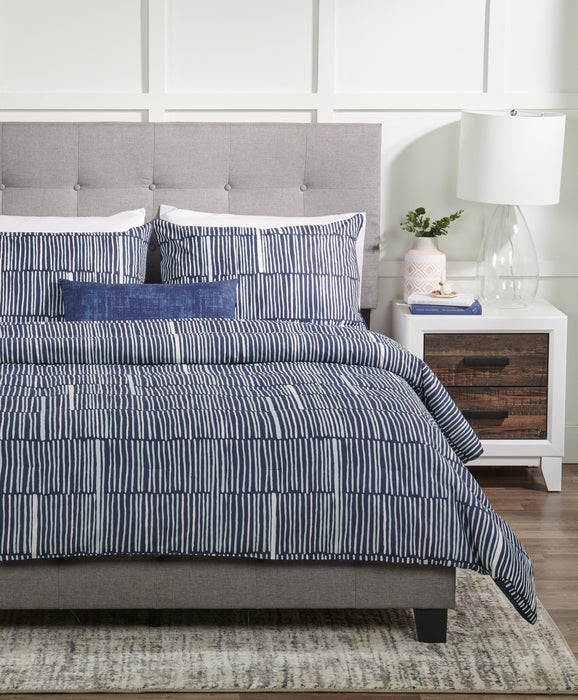 Ensemble d'édredon Lines 4 pièces de Kort & Co. pour grand lit