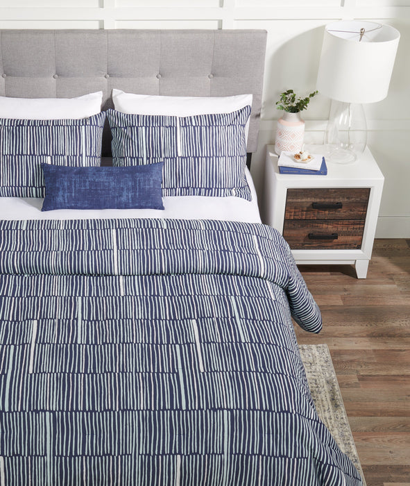 Ensemble d'édredon Lines 4 pièces de Kort & Co. pour grand lit