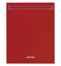 Panneau de lave-vaisselle Smeg Portofino rouge - KIT86PORTRD