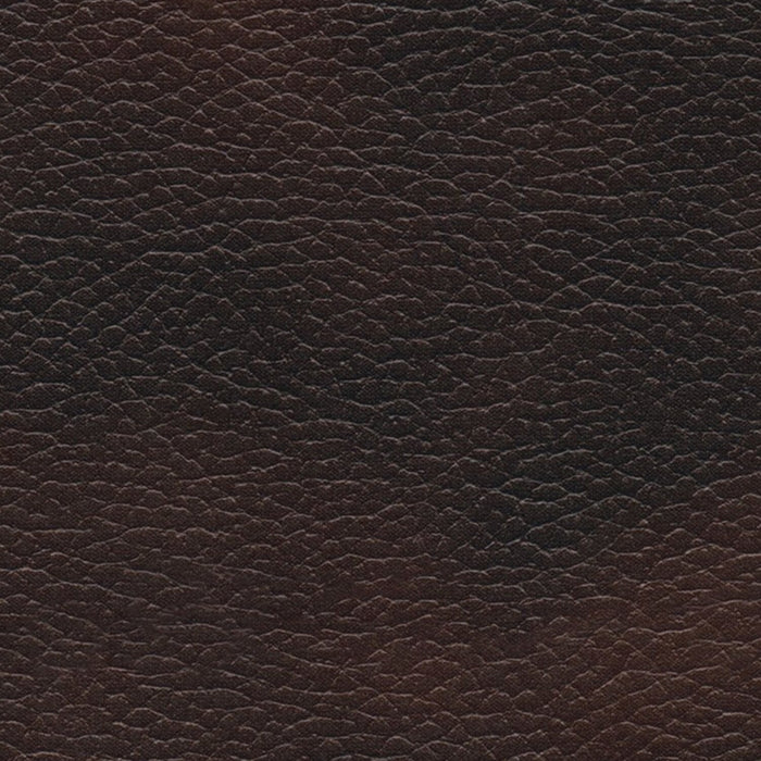 Sofa inclinable Leo de 87,5 po en tissu d’apparence cuir - brun noyer 