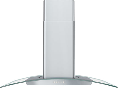 Brisas by Zephyr  36" Curved Glass Range Hood -  Stainless Steel - BML-E30CG | Hotte de cuisinière courbée Brisas par Zephyr de 36 po en verre - acier inoxydable - BMI-E36DG | BMIE36DG