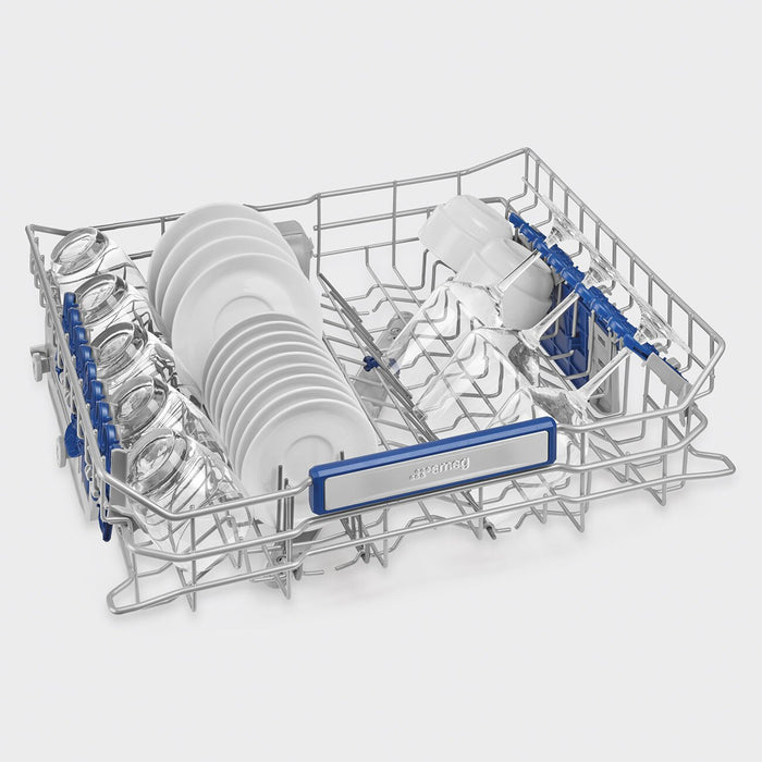 Lave-vaisselle Smeg avec commandes à l’avant - LSPU8653X