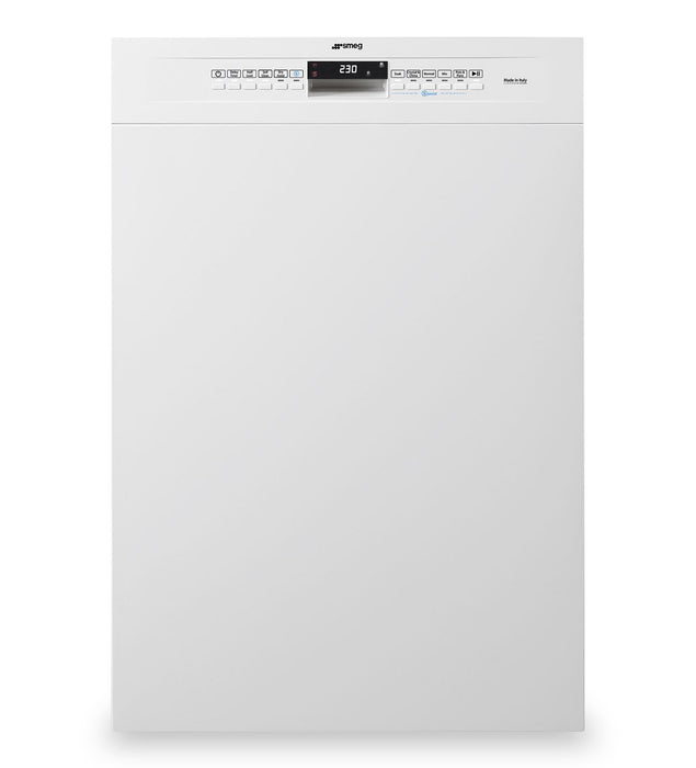 Lave-vaisselle Smeg avec commandes à l’avant - LSPU8643WH