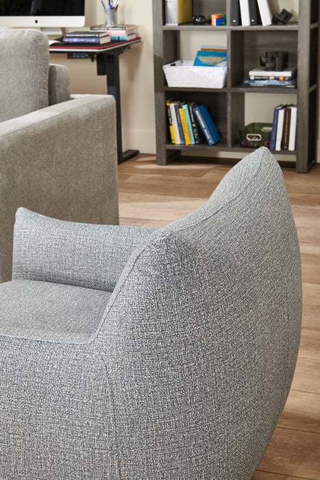 Fauteuil d’appoint Luna 35,4 po en tissu - gris