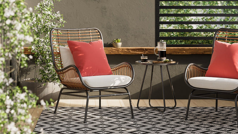 Coin-repas pour la terrasse Maki 3 pièces